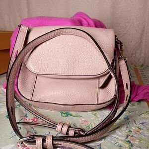 Rebecca Minkoff Blush Pink Pebbled Leather Crossbody